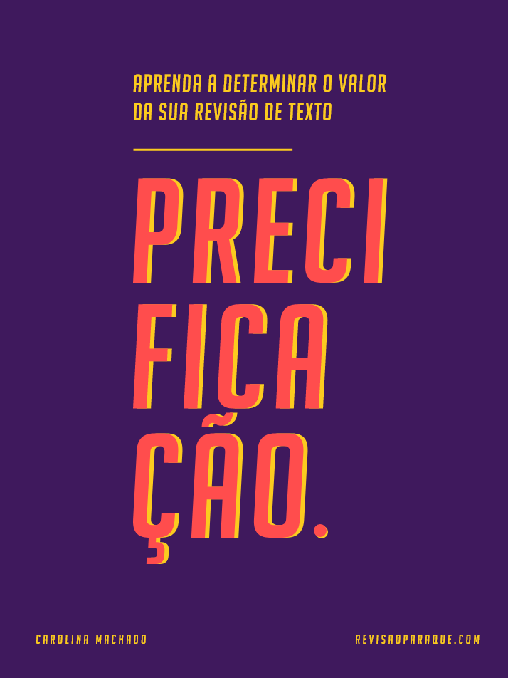 Cover of Precificação de revisão para freelancers